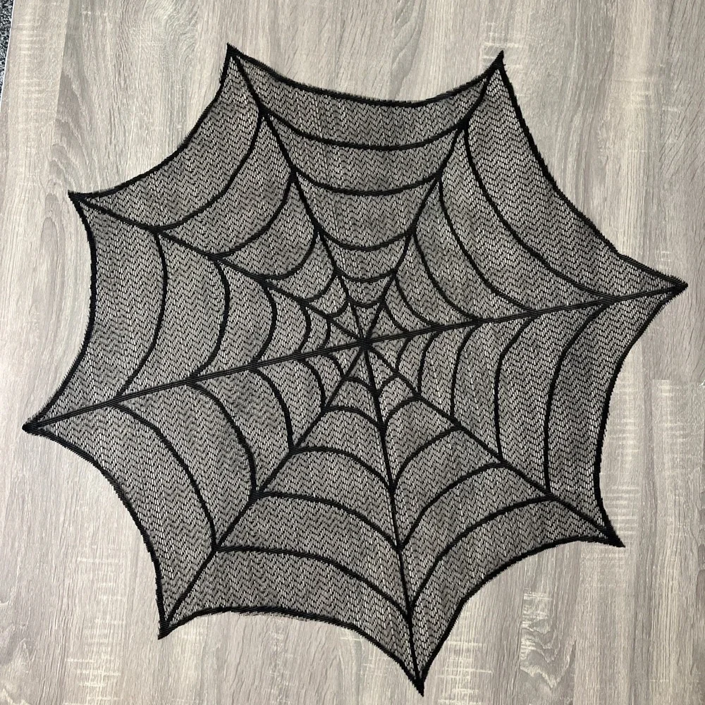 Halloween Lace Table Table Topper 30